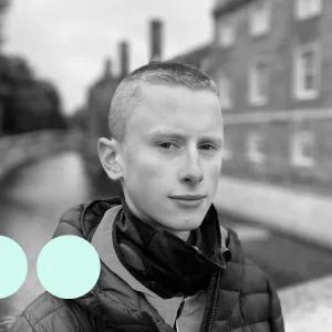Boy with buzz cut 
